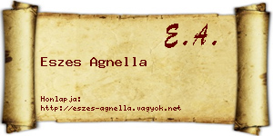 Eszes Agnella névjegykártya